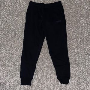 Black Puma sweatpants joggers